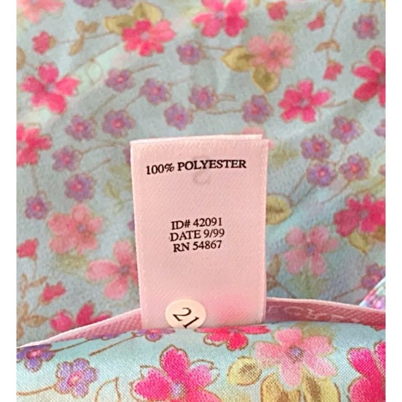 VICTORIA’S SECRET Vintage 90s Floral Babydoll Nightie – Size M - Picture 7 of 7